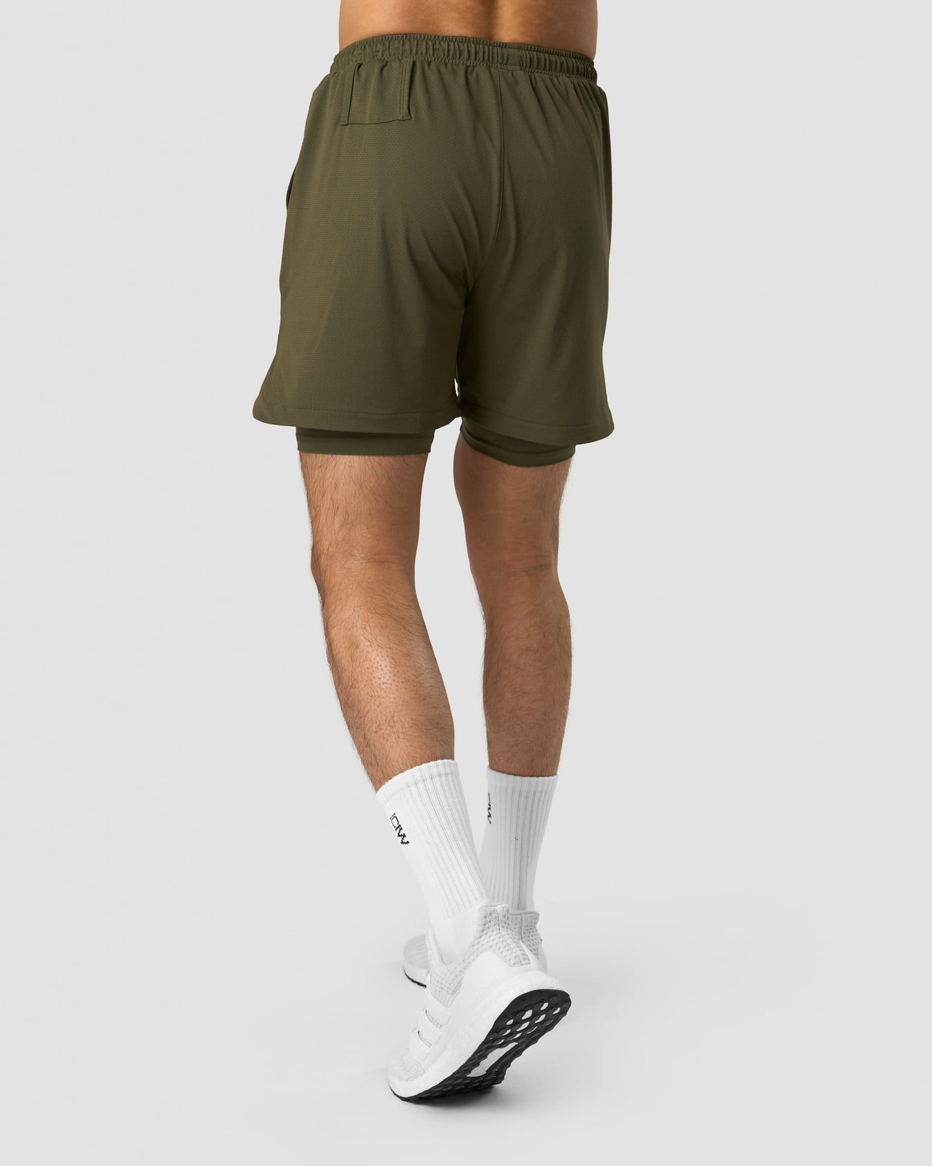 Stride 2-in-1 Shorts Men Dark Green - kuva 3