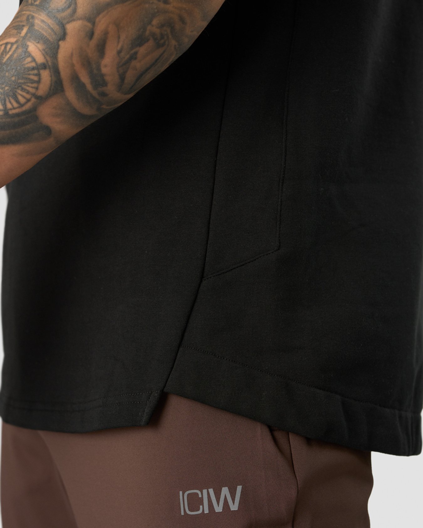 Stride Sleeveless Hoodie Men Black - billede 5