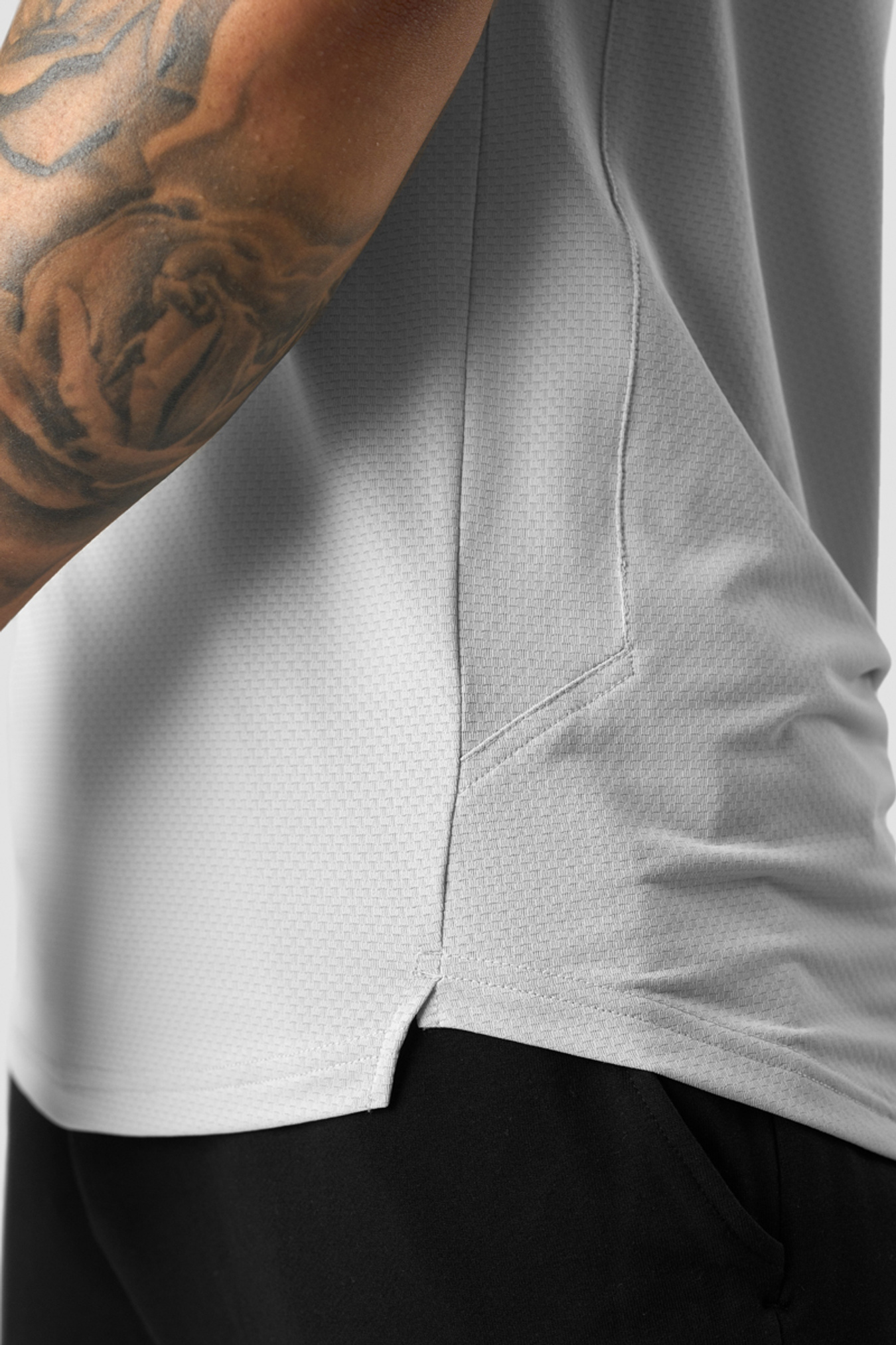 Stride Sleeveless T-shirt Hoodie Men Grey - Bild 5