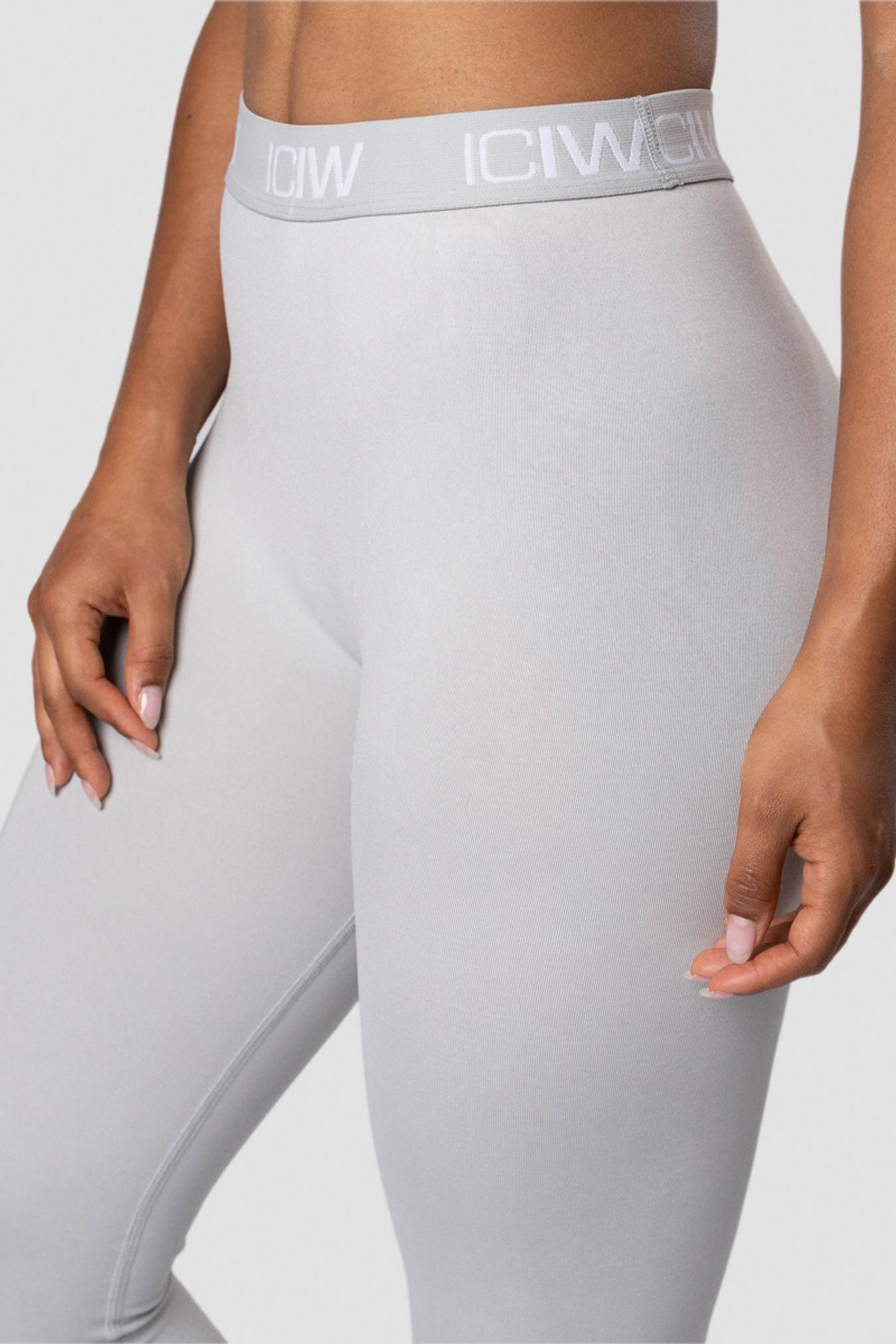 Define Seamless Logo Tights Wmn Light Grey - bilde 3