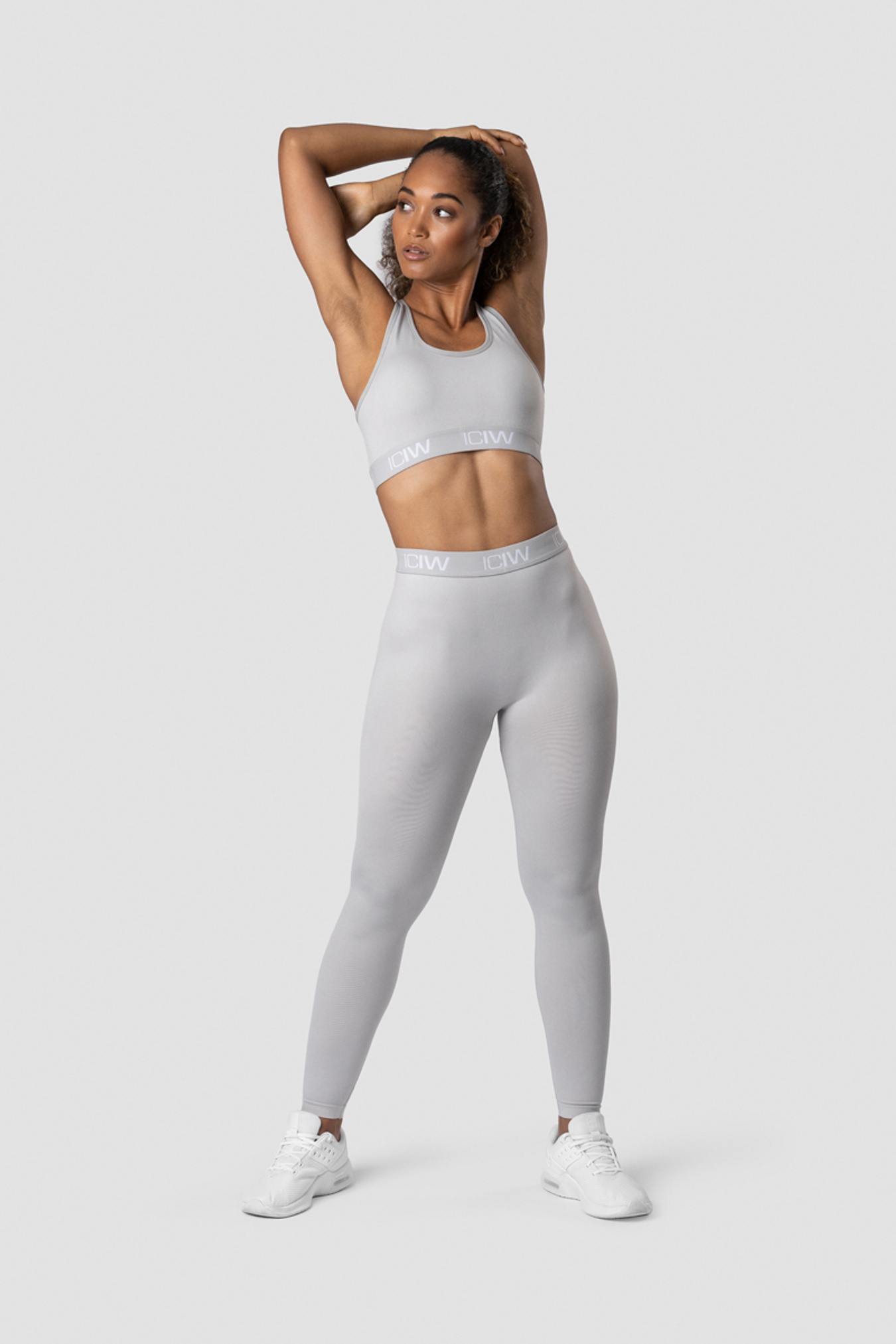 Define Seamless Logo Tights Wmn Light Grey - bilde 5