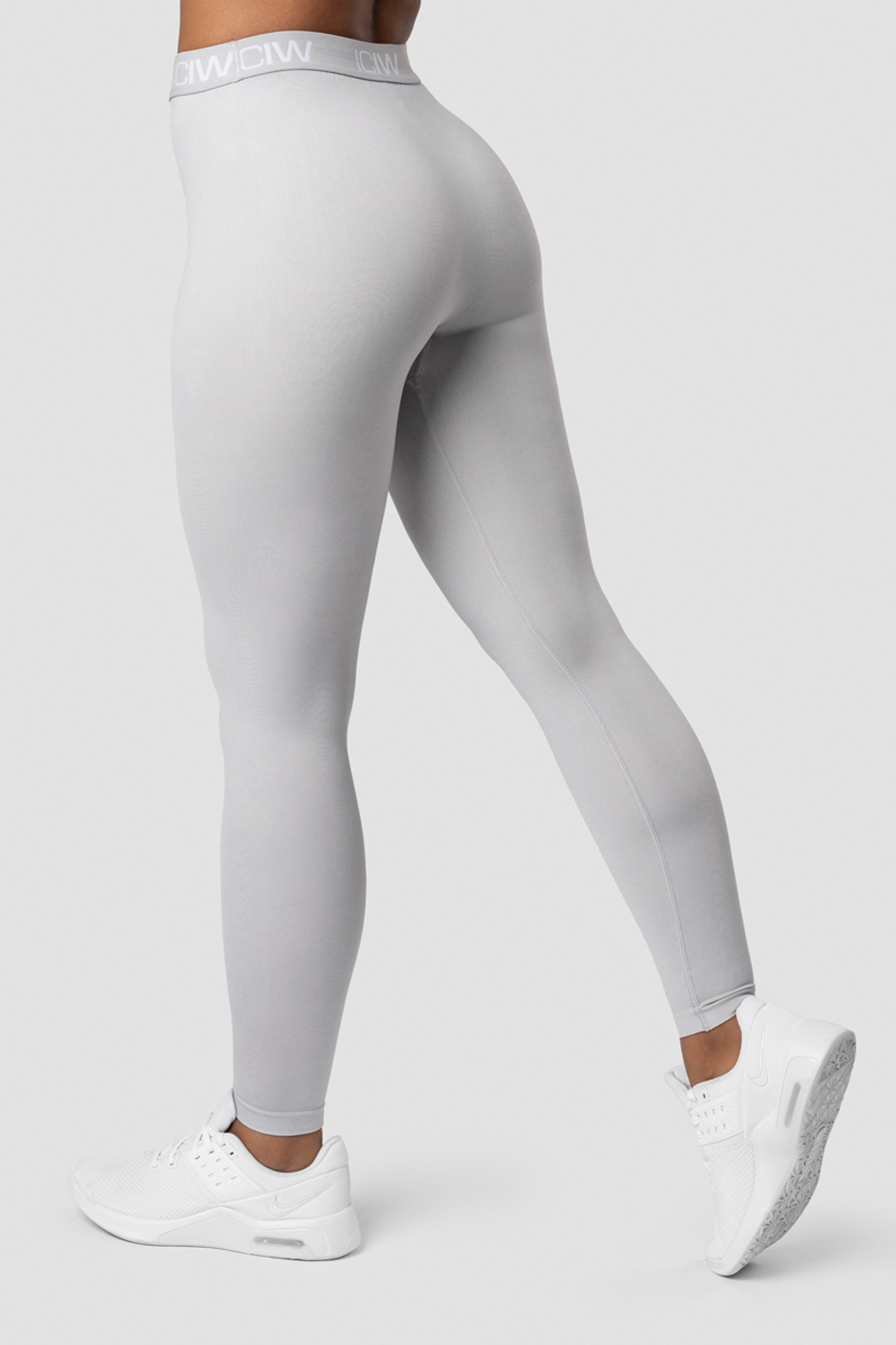 Define Seamless Logo Tights Wmn Light Grey - bilde 2