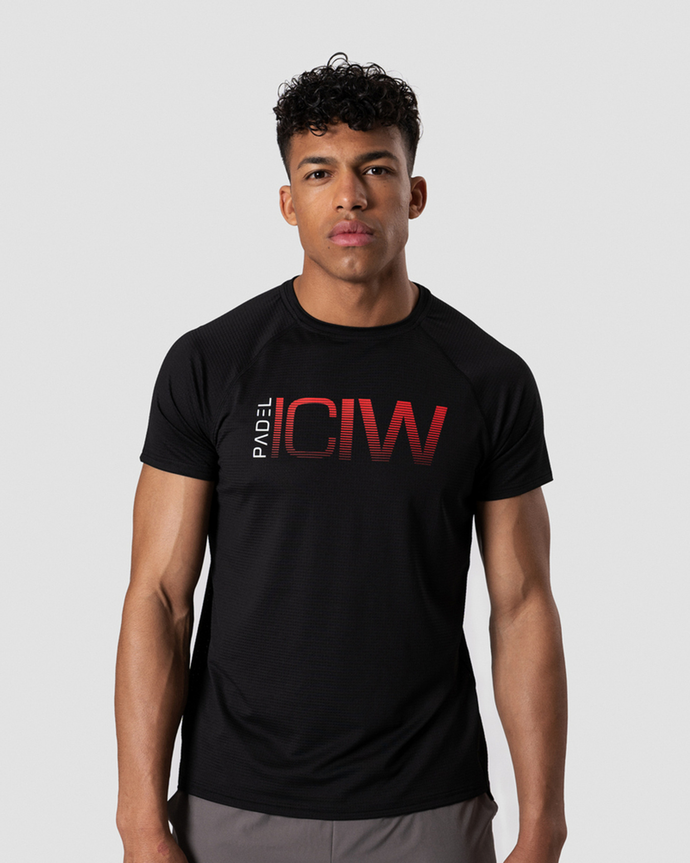 Smash Padel Mesh T-shirt Black Men - imagen 1