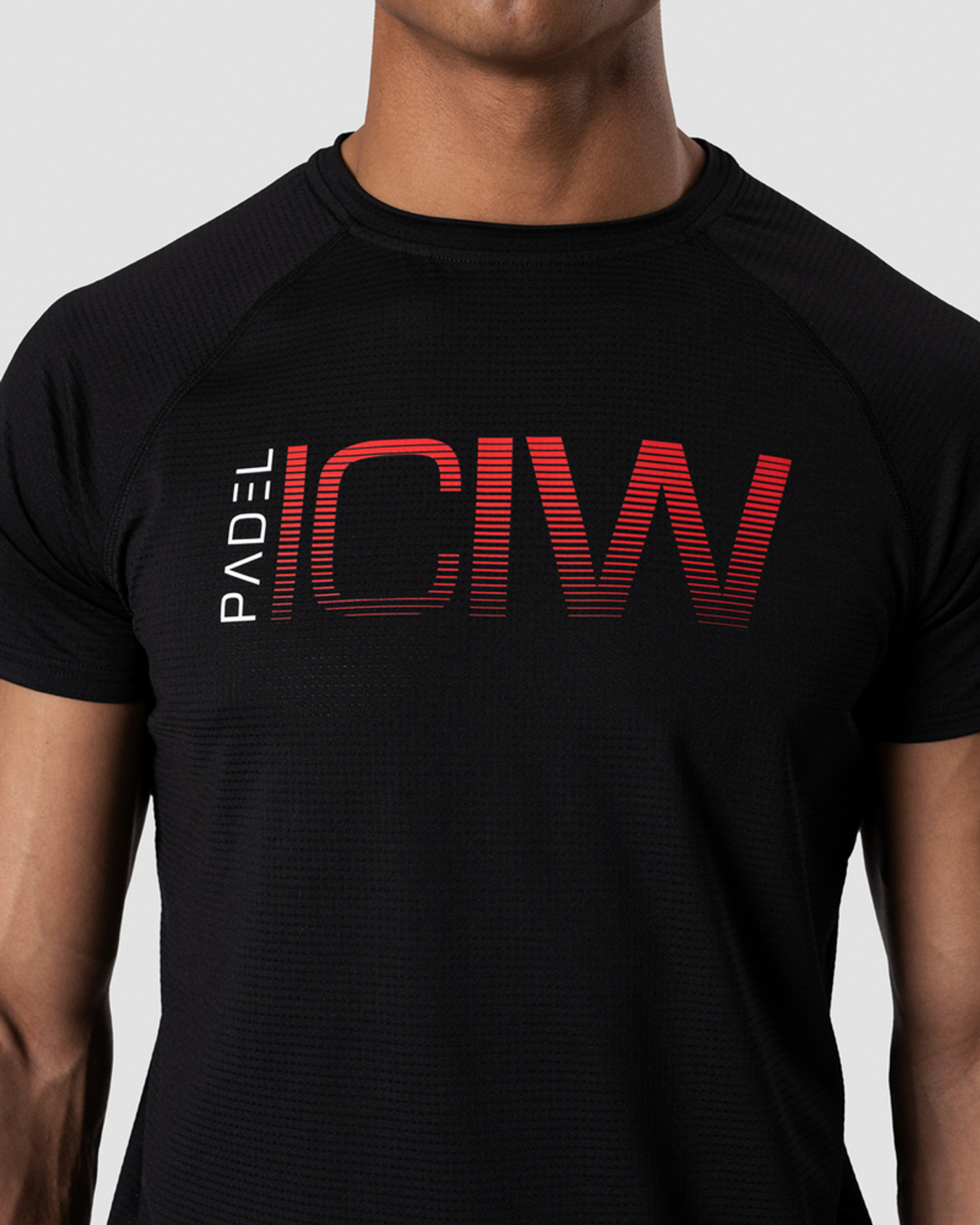 Smash Padel Mesh T-shirt Black Men - imagen 4