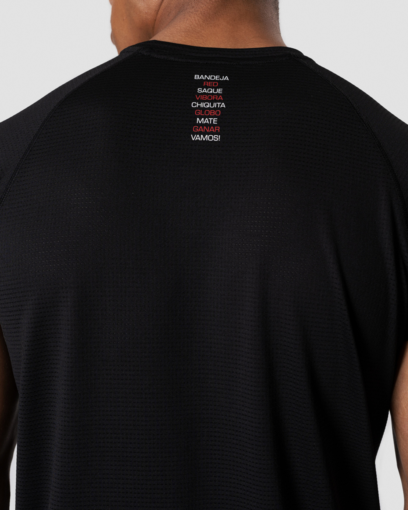Smash Padel Mesh T-shirt Black Men - imagen 3