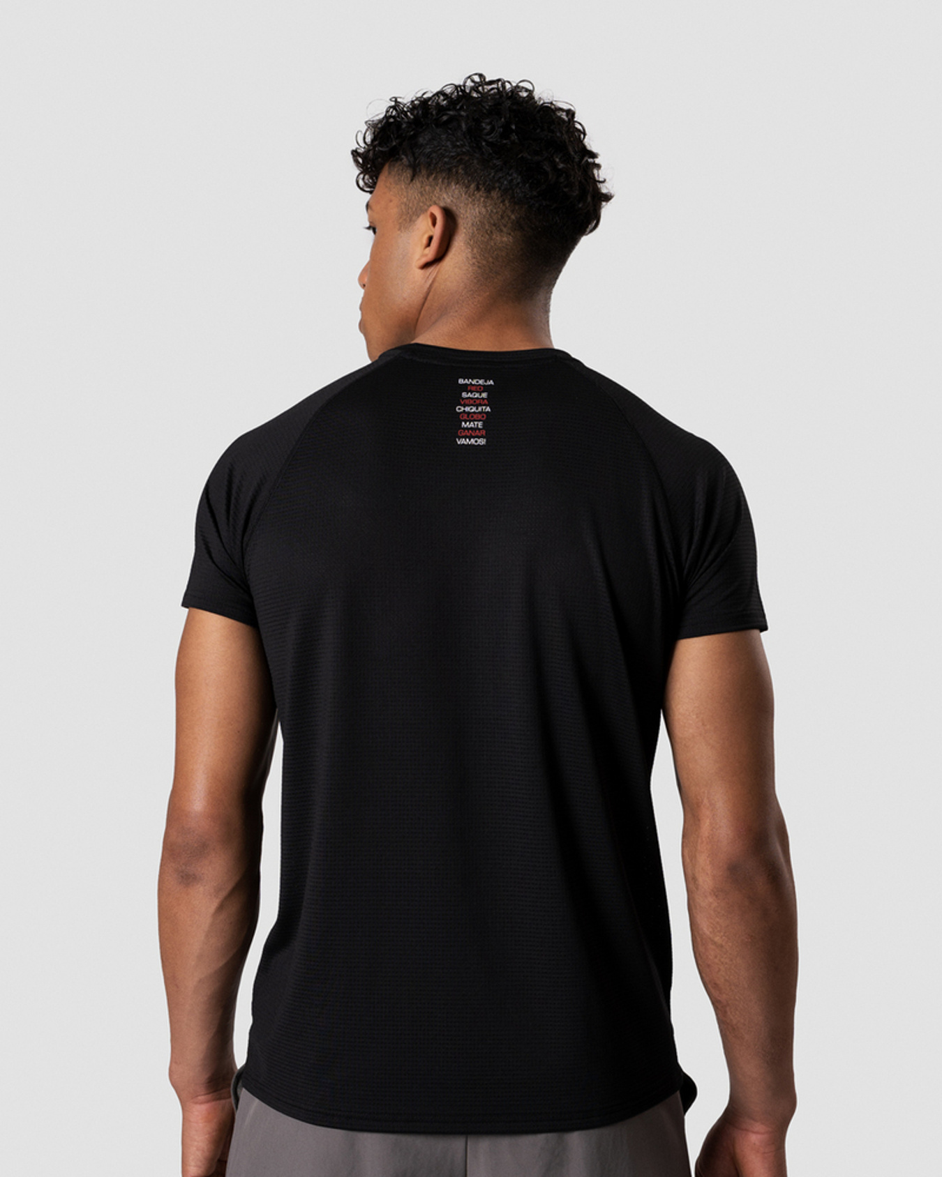 Smash Padel Mesh T-shirt Black Men - imagen 2