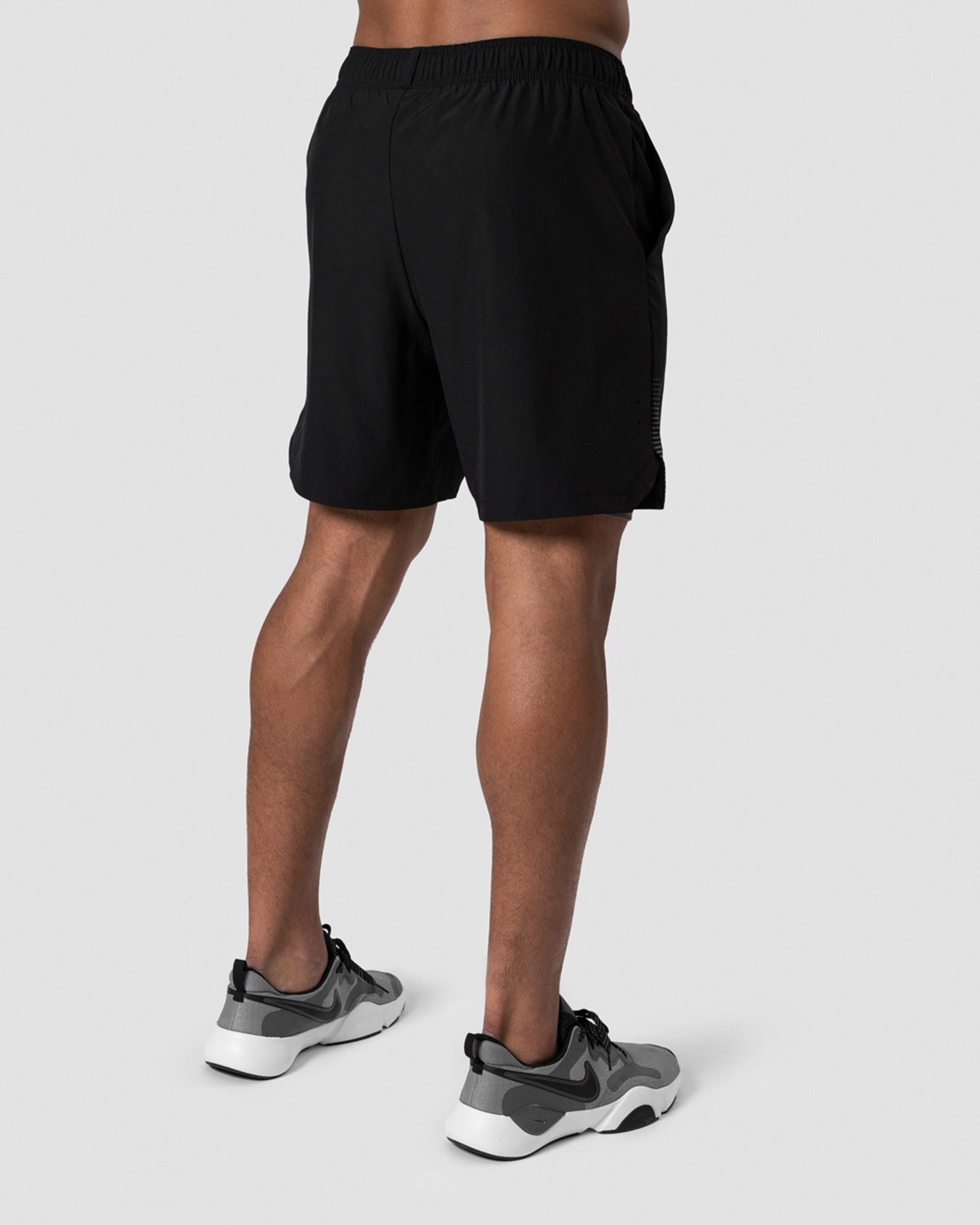 Smash Padel 2-in-1 Shorts Black/Grey Men - imagen 2