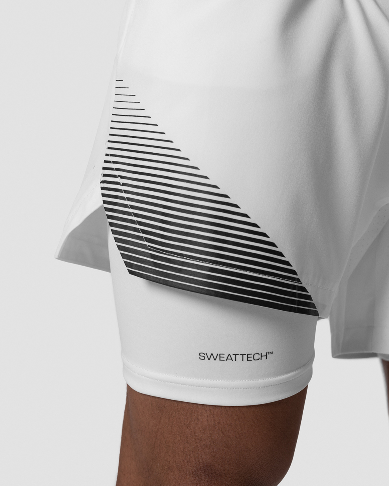 Smash Padel 2-in-1 Shorts White/Navy Men - bild 6