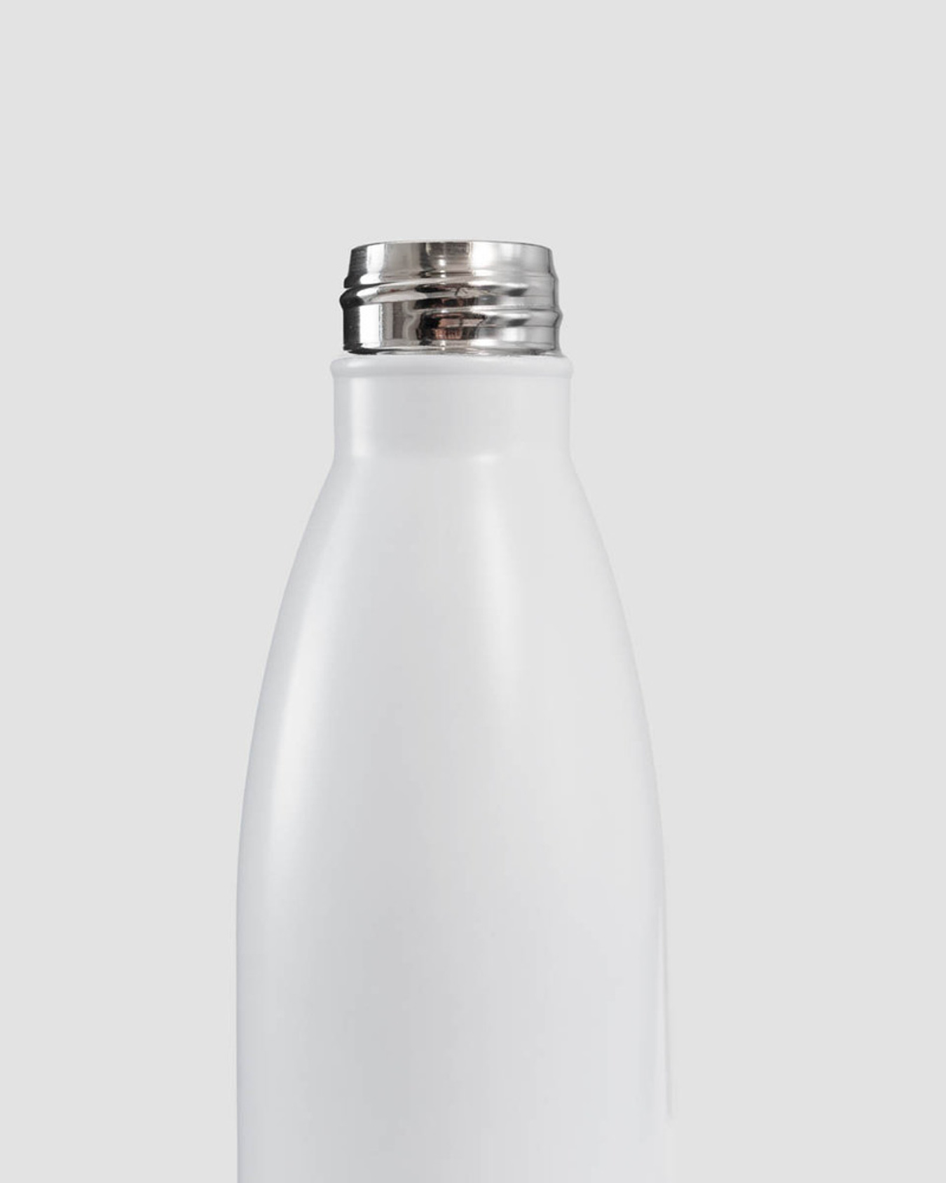 Water Bottle Stainless Steel 500ml White - image 2