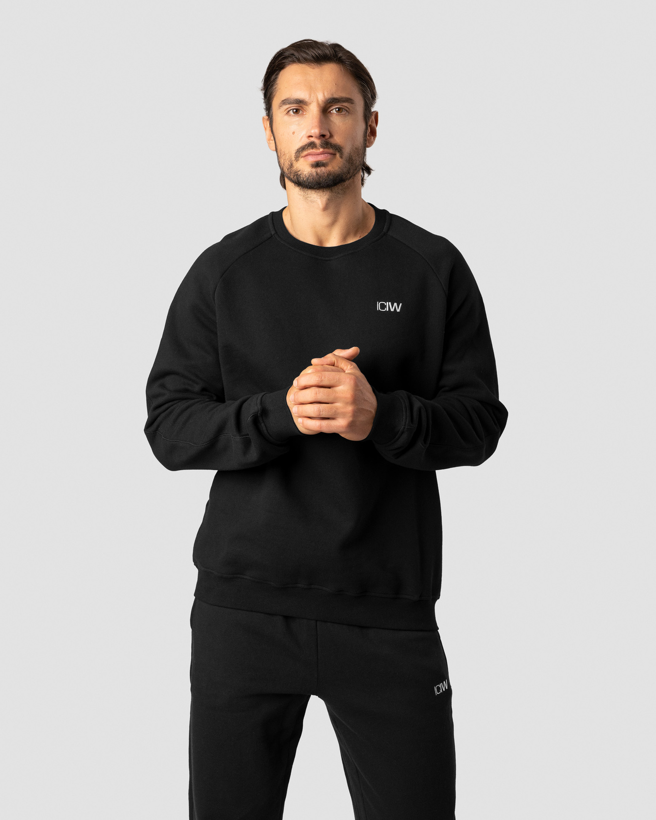 Essential Crewneck Black Men - Bild 1