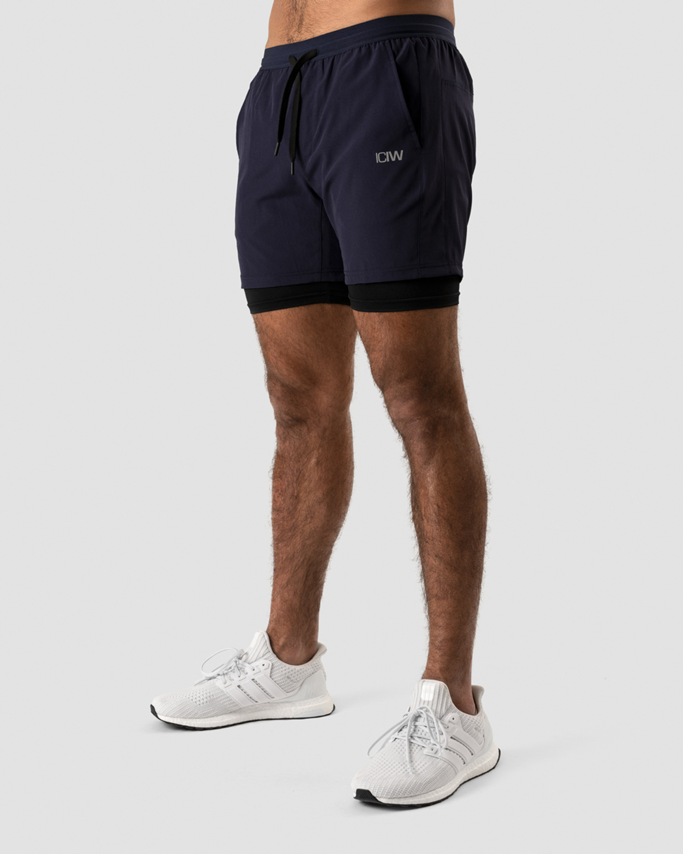 Workout 2-in-1 Shorts Navy Men - imagen 1