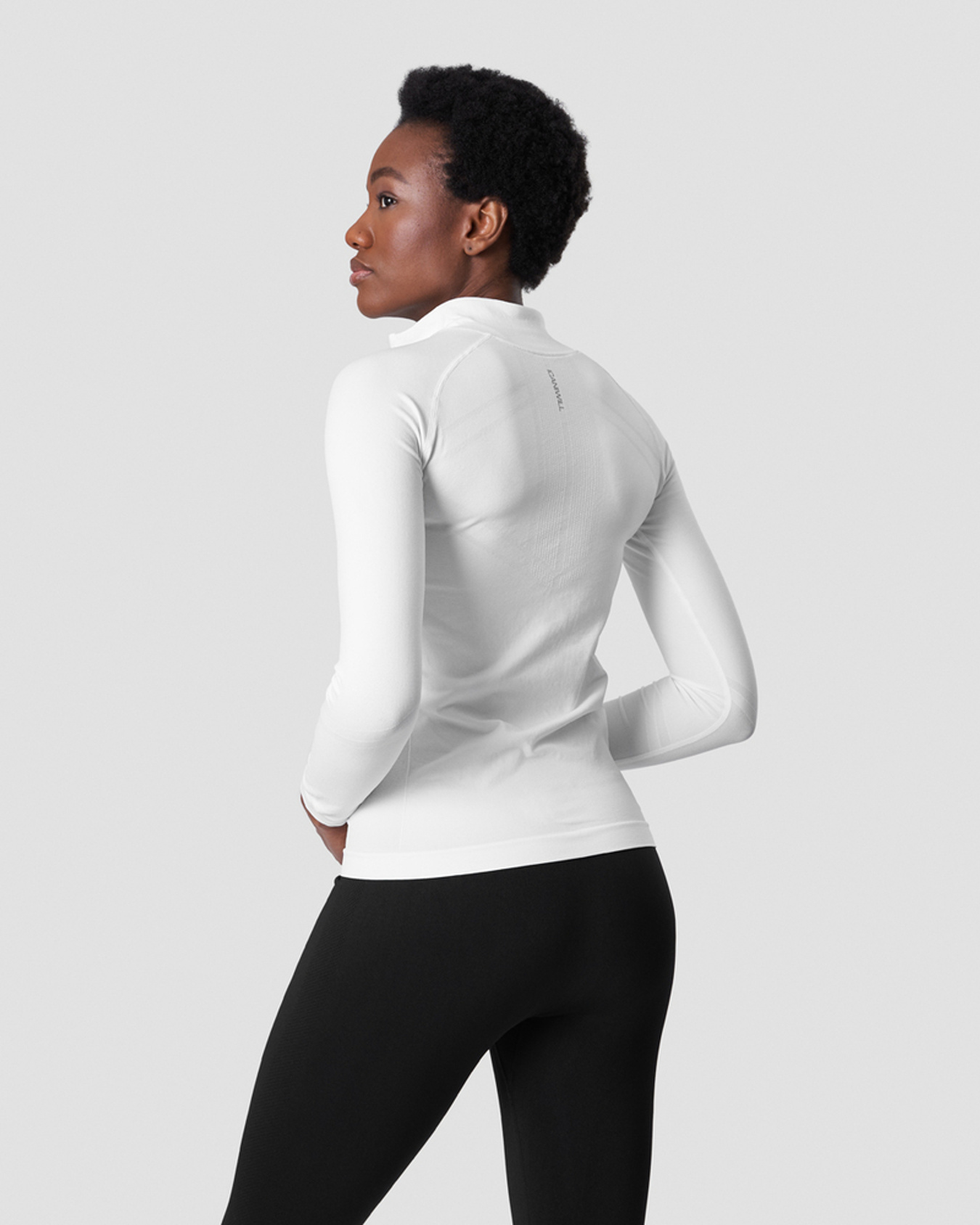 Everyday Seamless 1/4 Zip Wmn White - afbeelding 1