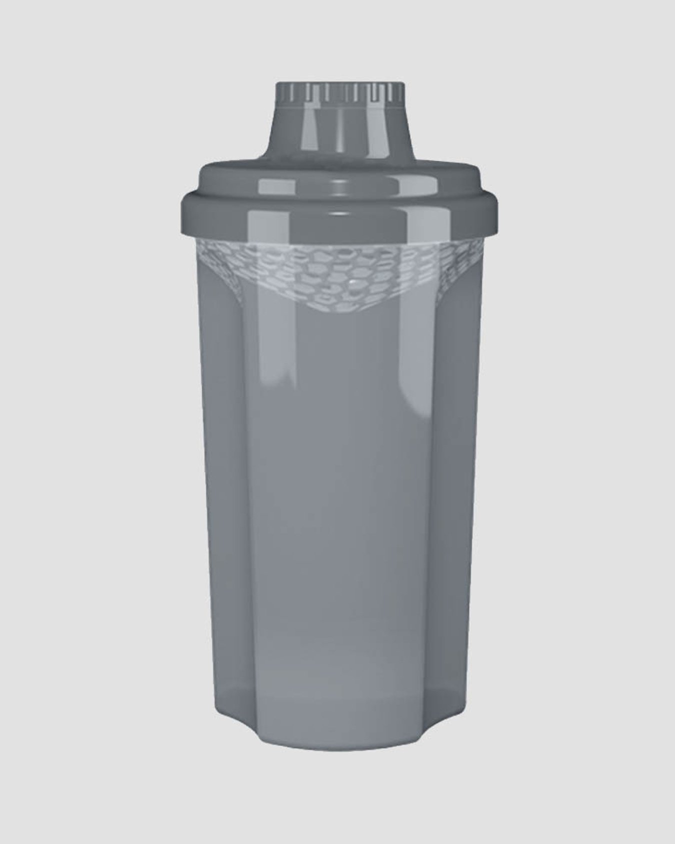 Shaker 500ml Clear Grey - bilde 1