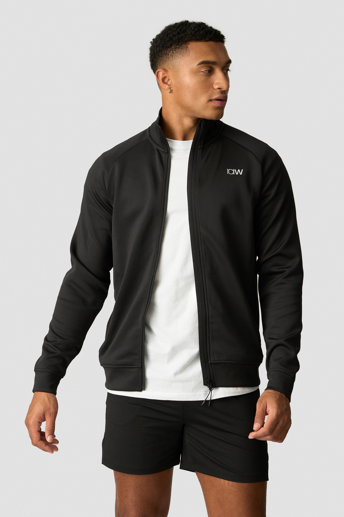 Workout Track Jacket Black Men - billede 1