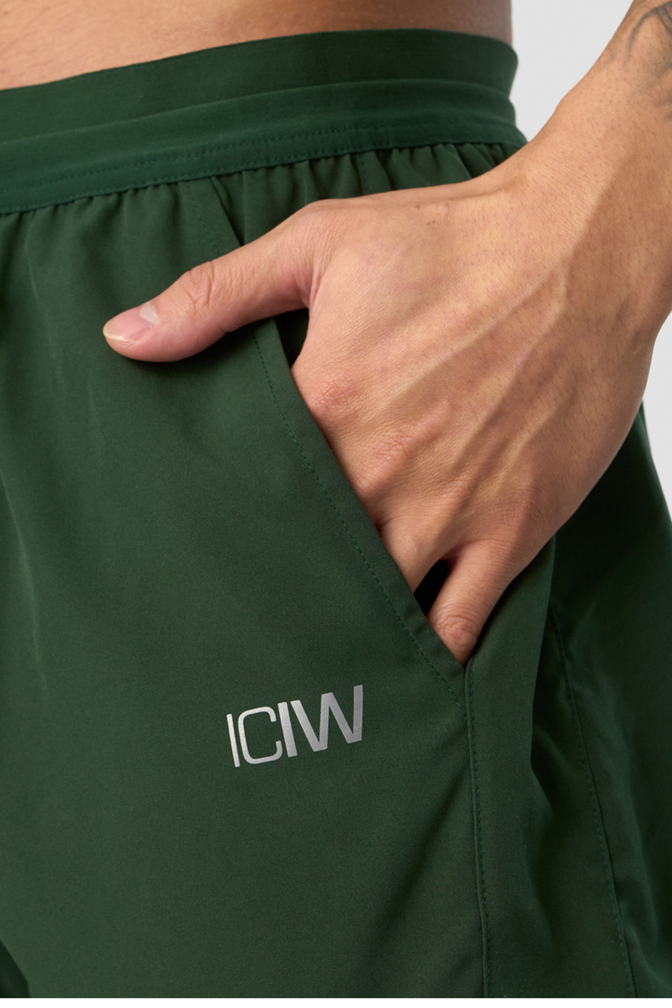 Workout 2-in-1 Shorts Dk Green Men - imagen 3