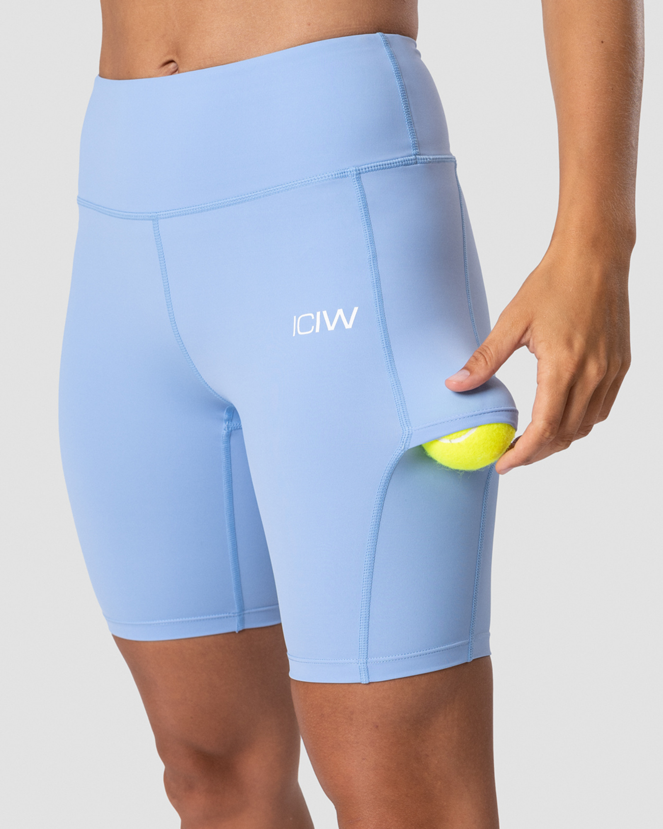 Training Biker Shorts Sky Blue Wmn - Bild 1