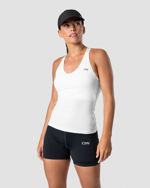 Smash Padel 2-in-1 Tank Top White - undefined