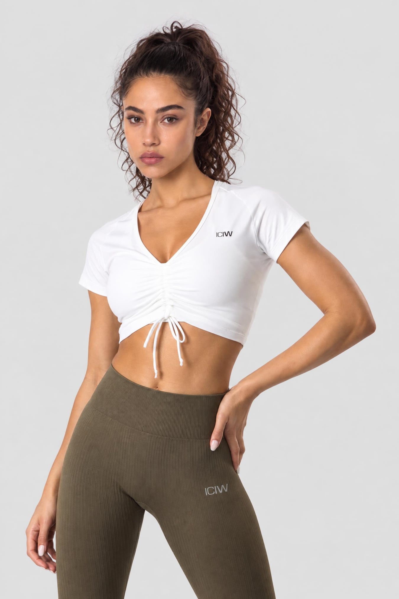 Scrunch T-shirt White - kuva 1