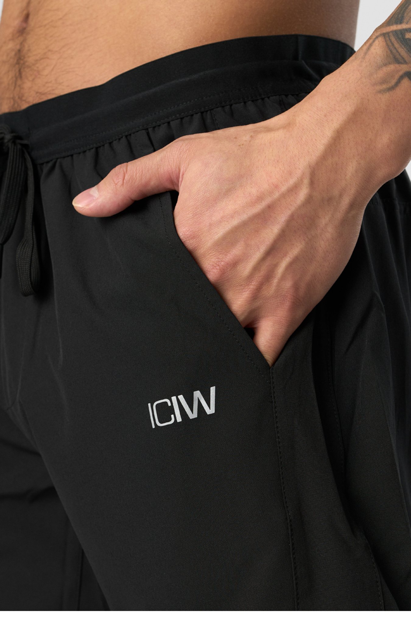 Workout 2-in-1 Shorts Black Men - afbeelding 2