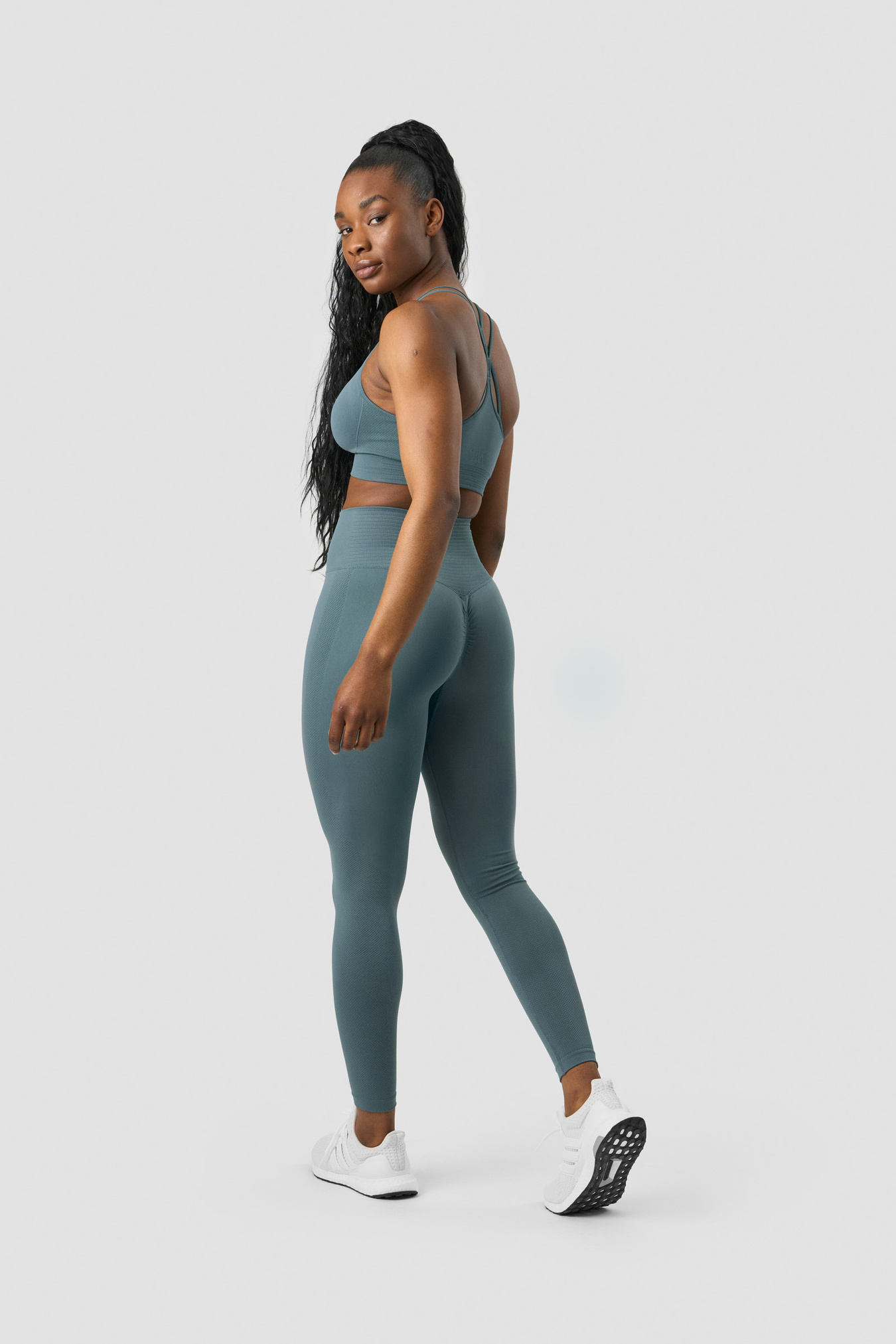 Define Seamless Scrunch Tights Jungle Green - image 5