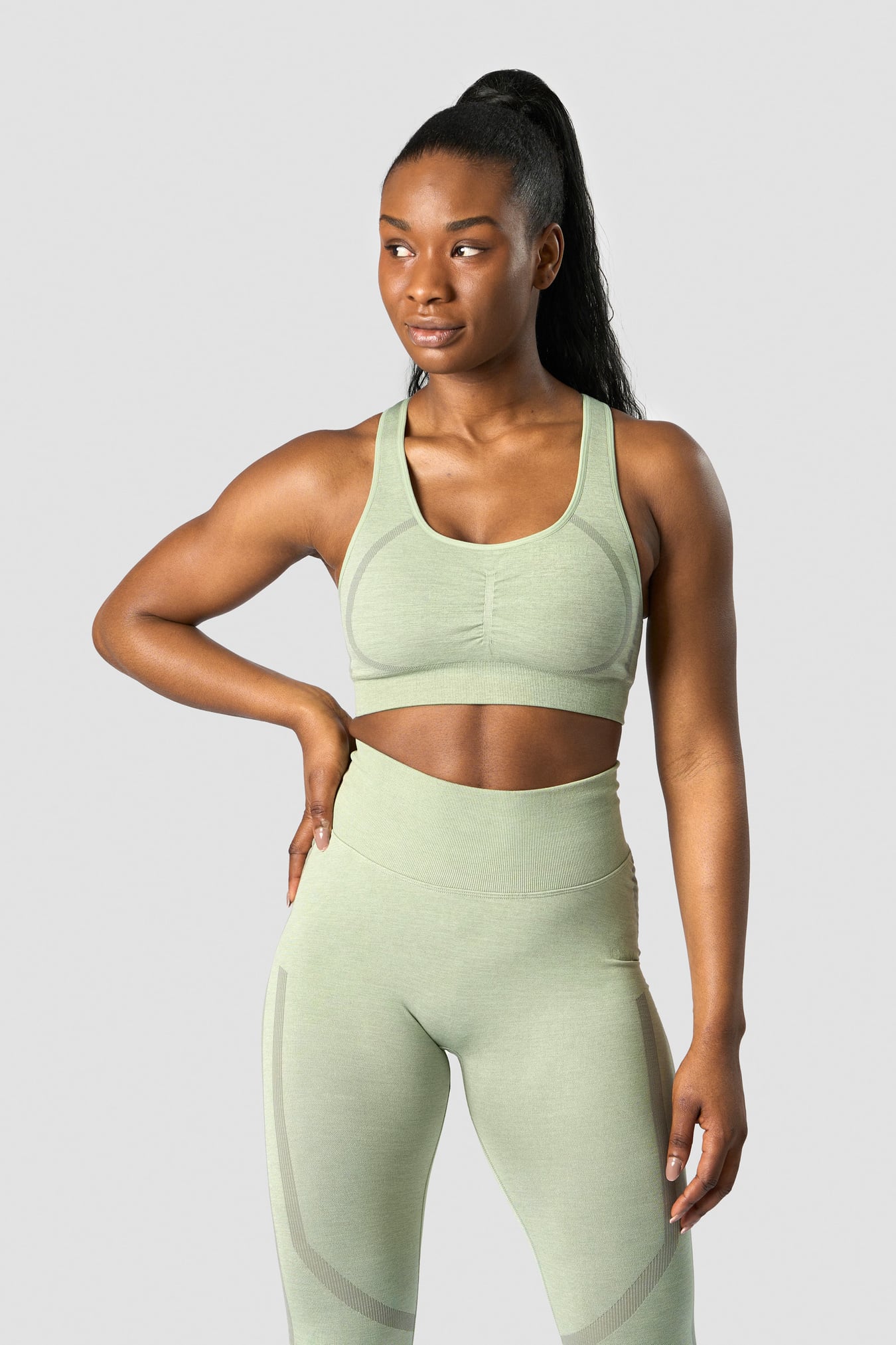 Rush Seamless Sports Bra Sage Green - imagen 1