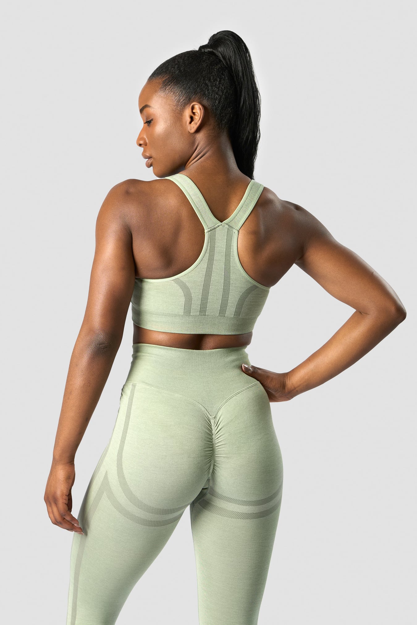 Rush Seamless Sports Bra Sage Green - imagen 2