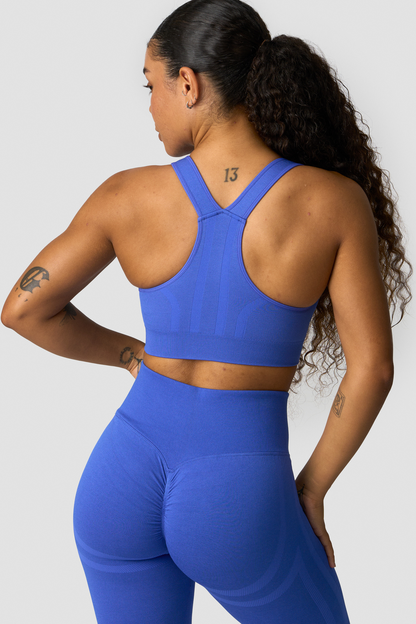 Rush Seamless Sports Bra Virtual Blue Melange - Bild 1