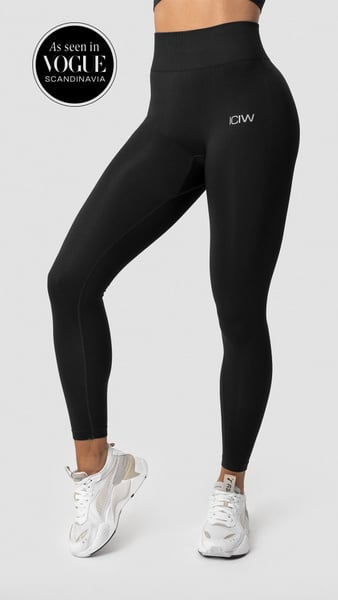 Define Seamless Tights Black - Sort