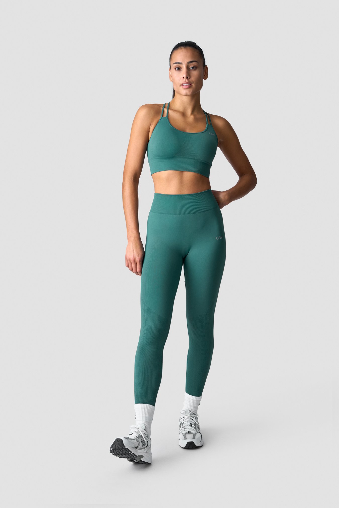 Define Seamless Tights Dusty Green - Bild 5