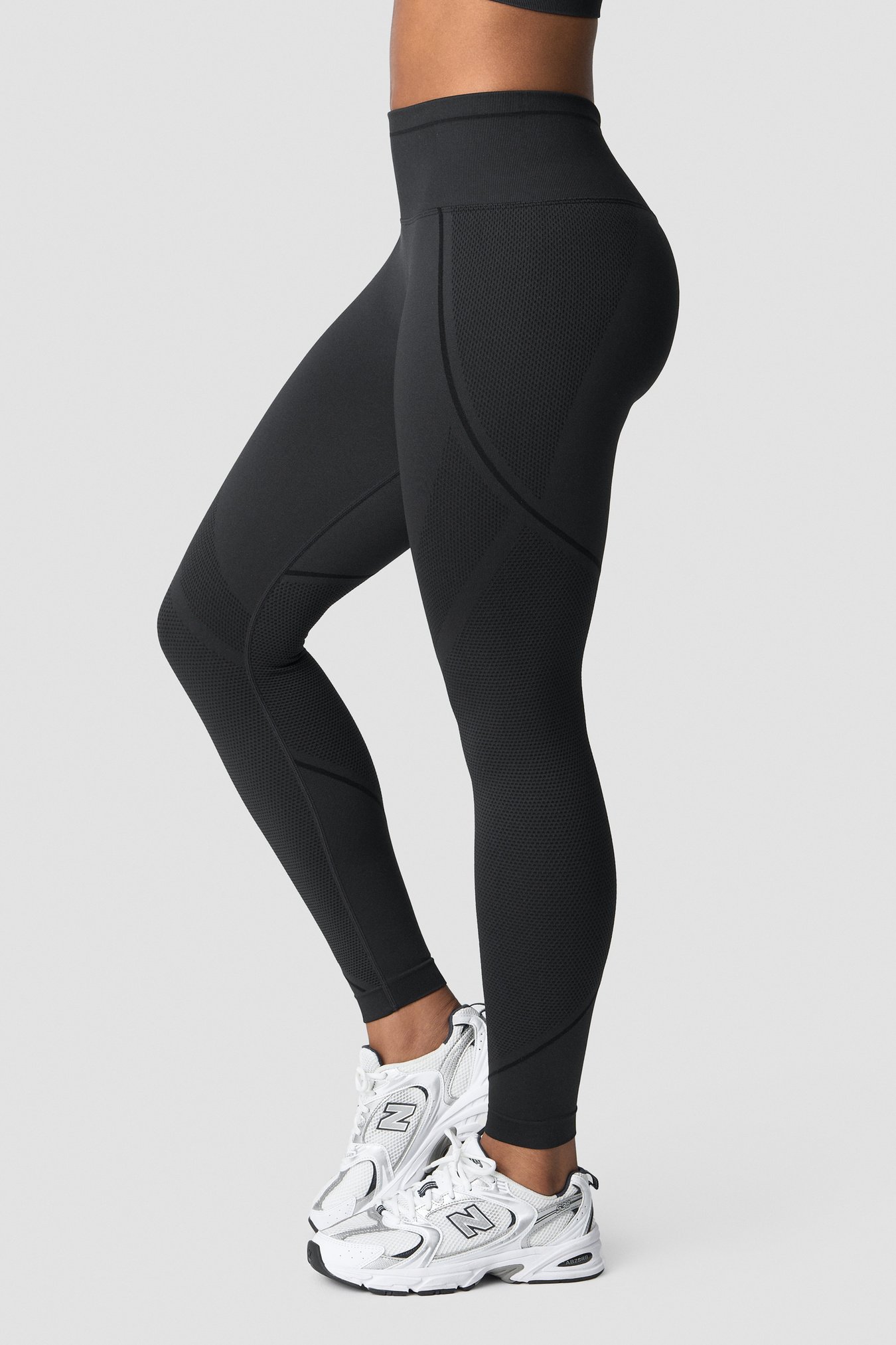 Endurance Seamless Tights Wmn Dark Grey - image 3