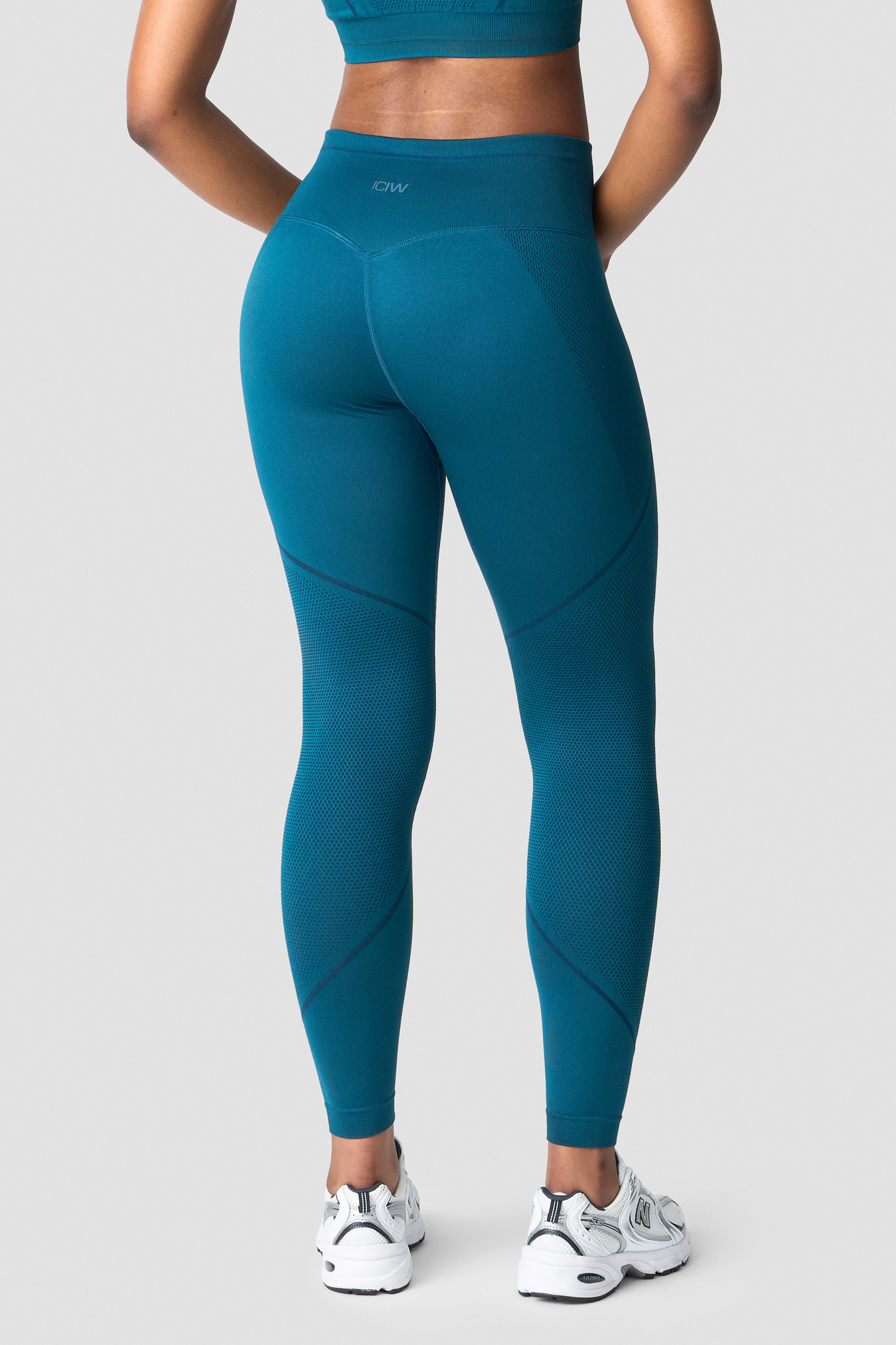 Endurance Seamless Tights Wmn Teal - afbeelding 0
