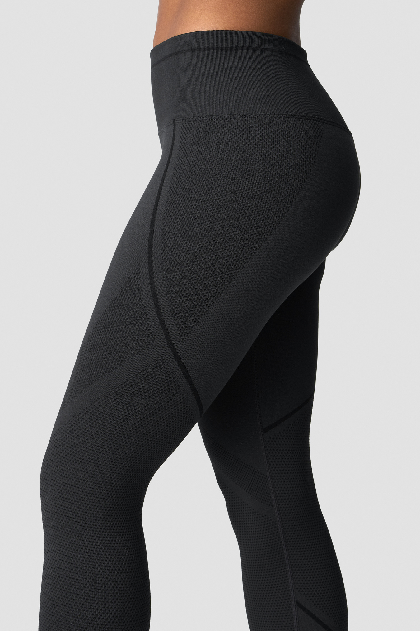 Endurance Seamless Tights Wmn Dark Grey - image 0