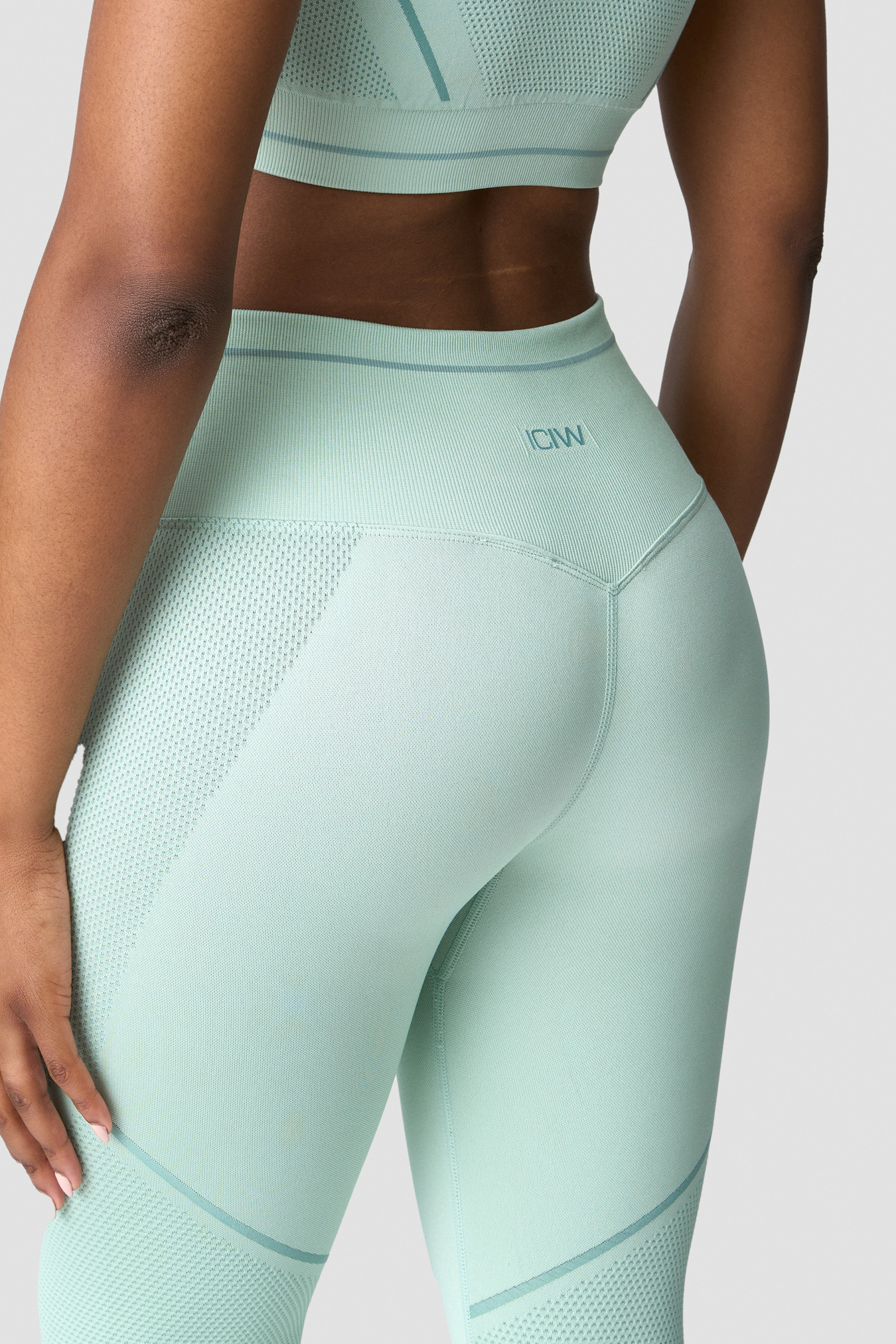 Endurance Seamless Tights Wmn Dusty Mint - billede 2