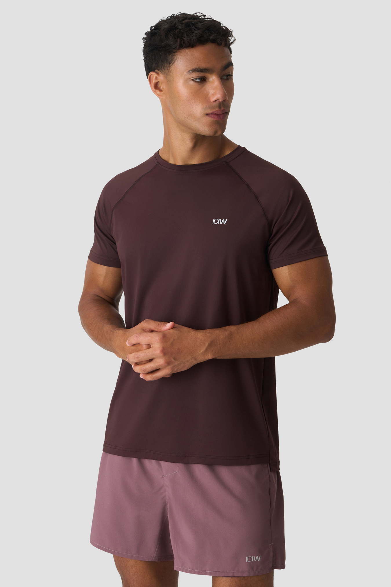 Workout Melange T-shirt Espresso - image 1