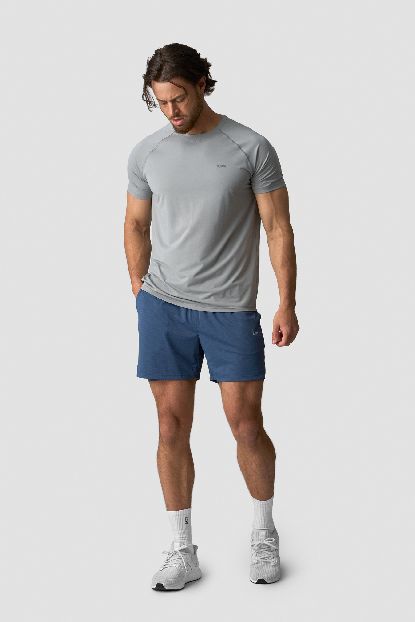 Workout Melange T-shirt Men Utlimate Grey - immagine $