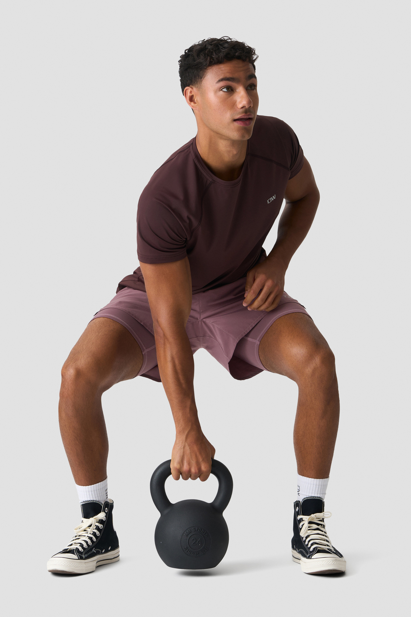 Workout Melange T-shirt Espresso - image 4
