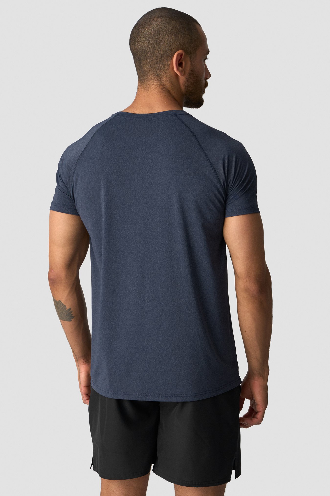Workout Melange T-shirt Men Midnight Blue - kuva 2