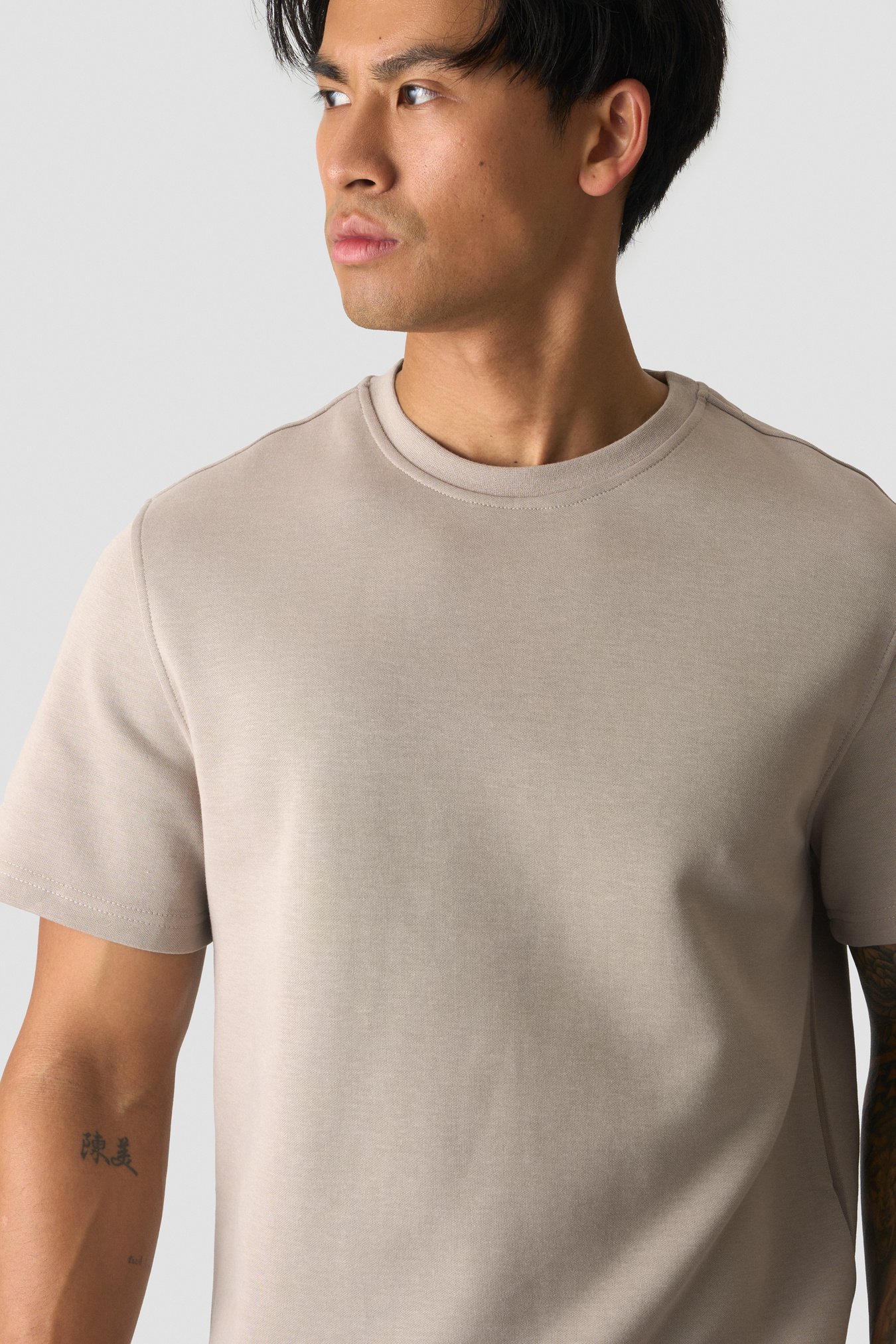 Revive T-shirt Men Light Greige - bilde 3