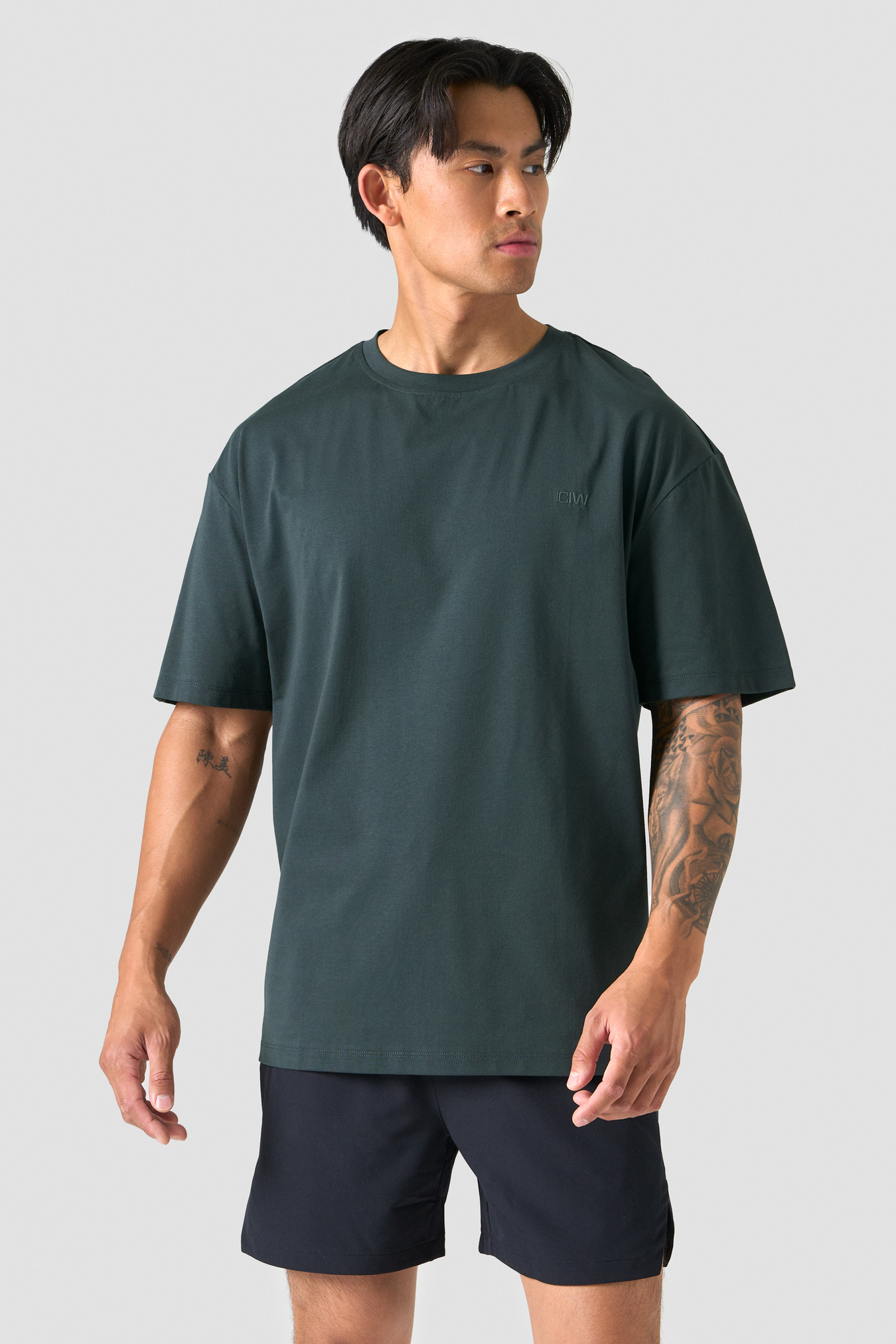 Everyday Relaxed T shirt Dark Green ICIW Everyday Relaxed T shirt Dark Green ICIW