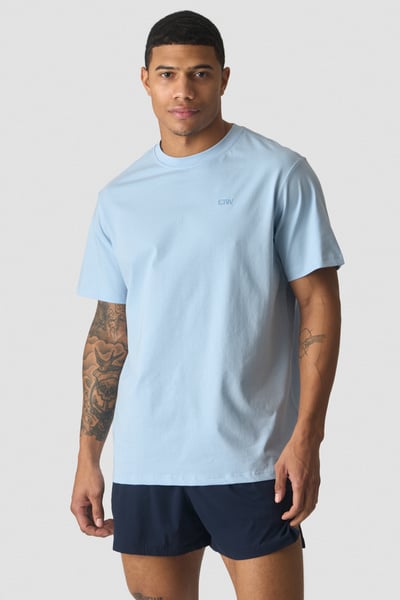 Everyday Cotton T-shirt Men Arctic Blue - undefined