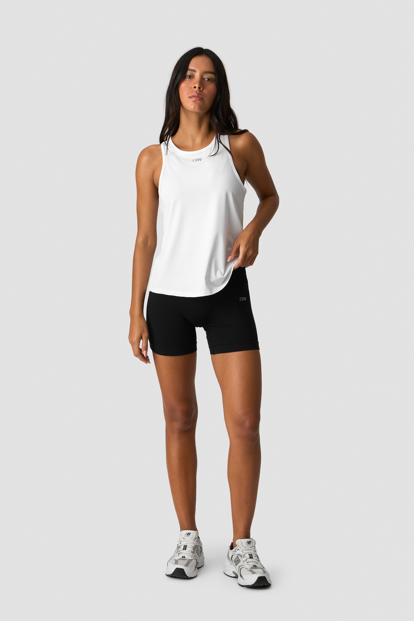 High Neck Tank Top White - Bild 3