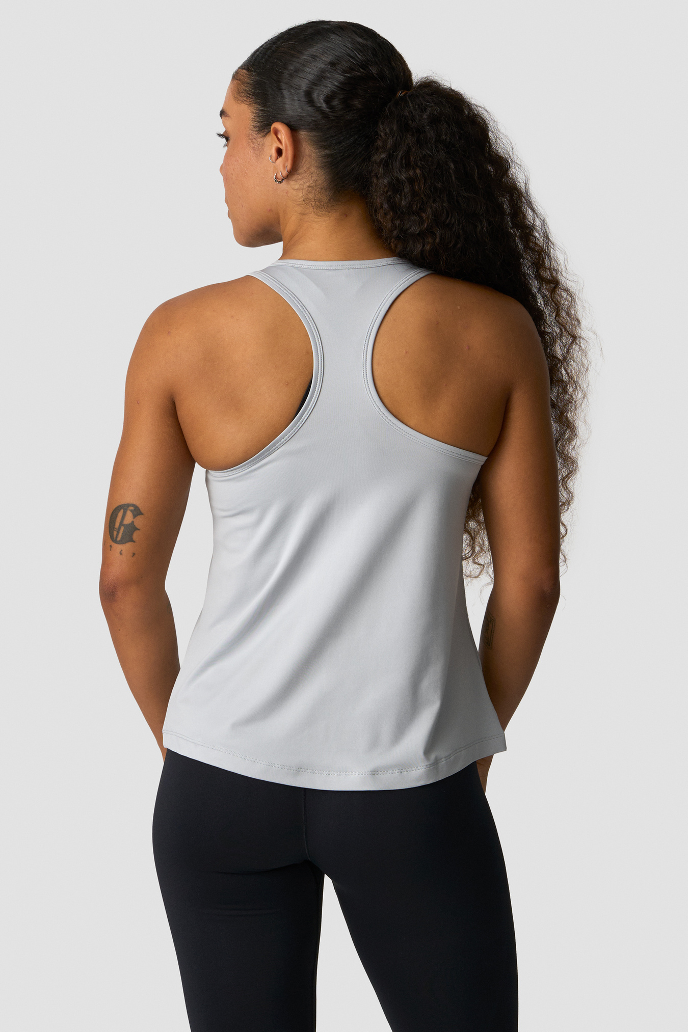 High Neck Tank Top Wmn Light Grey - image 2