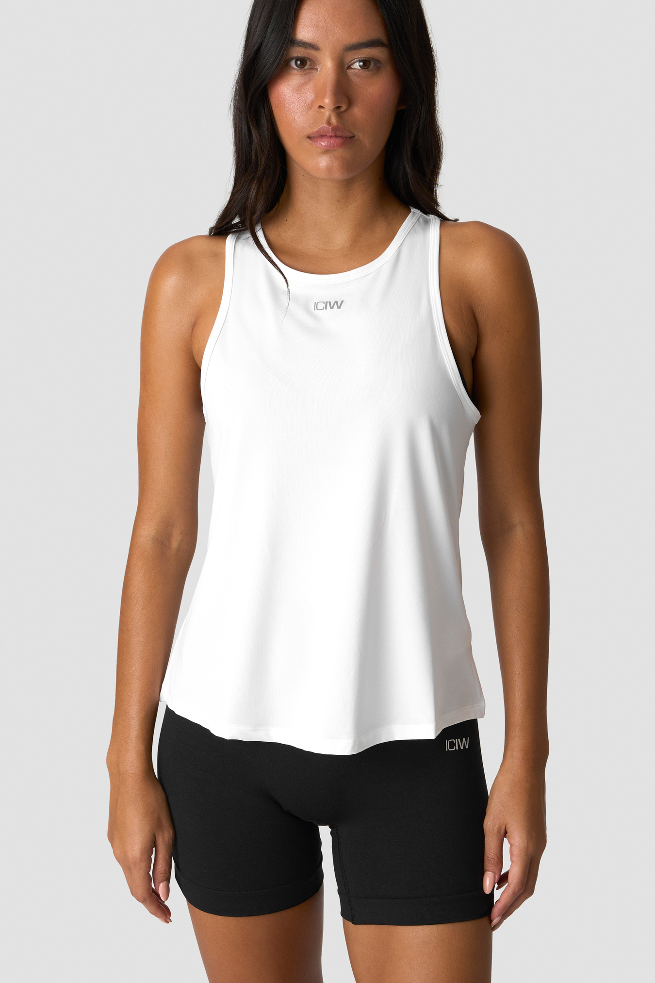 High Neck Tank Top White - Bild 0