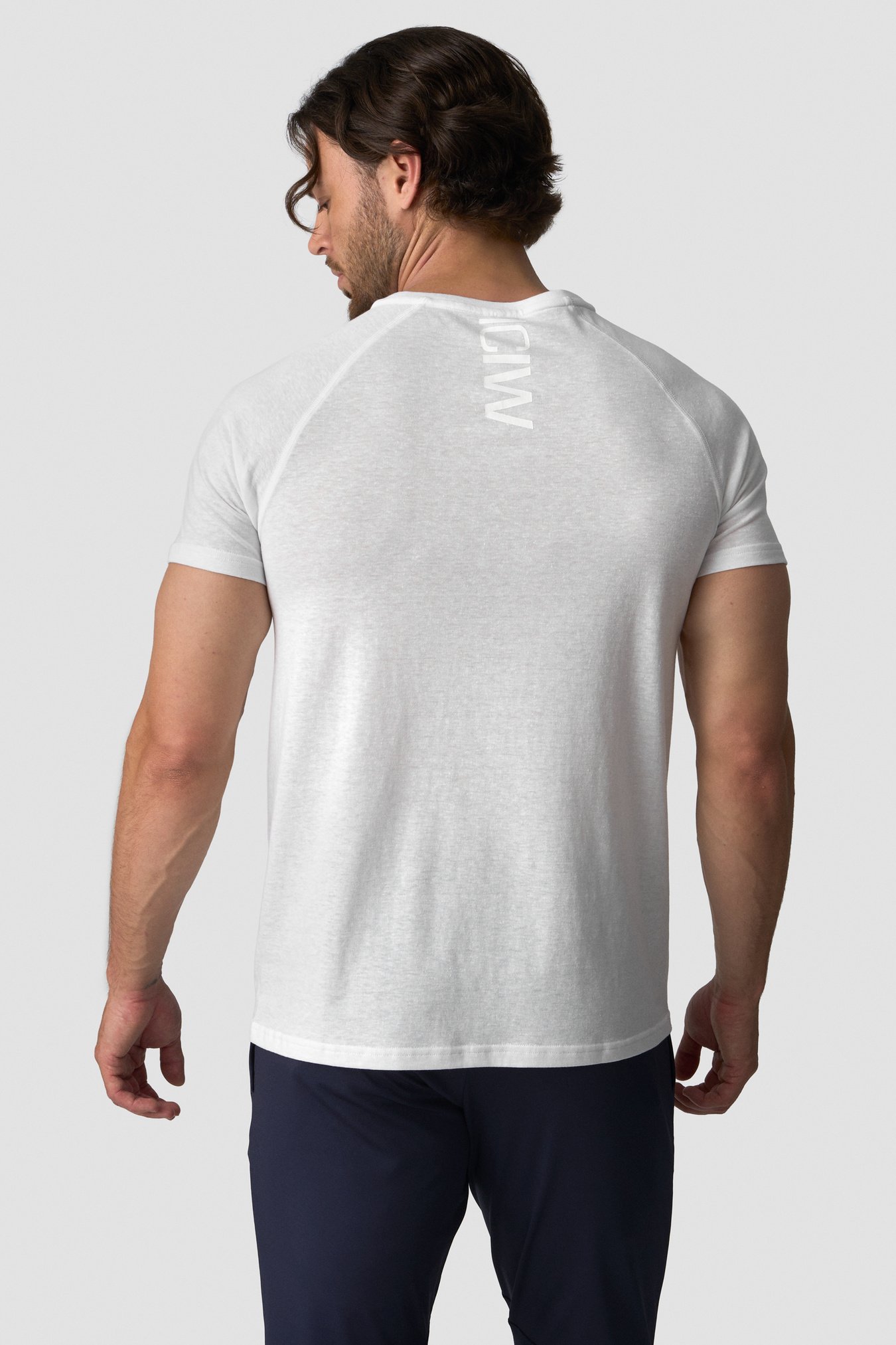 Tri-Blend Clean Tee White - immagine $