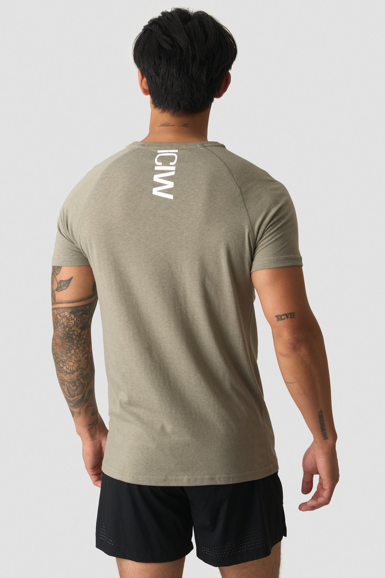 Tri-Blend Clean Tee Light Khaki Green - imagen 3