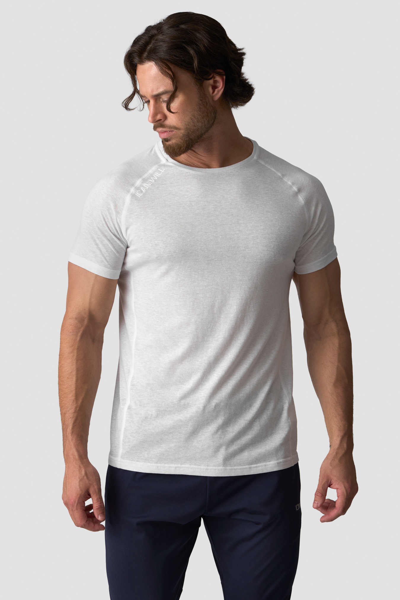 Tri-Blend Clean Tee White - immagine $