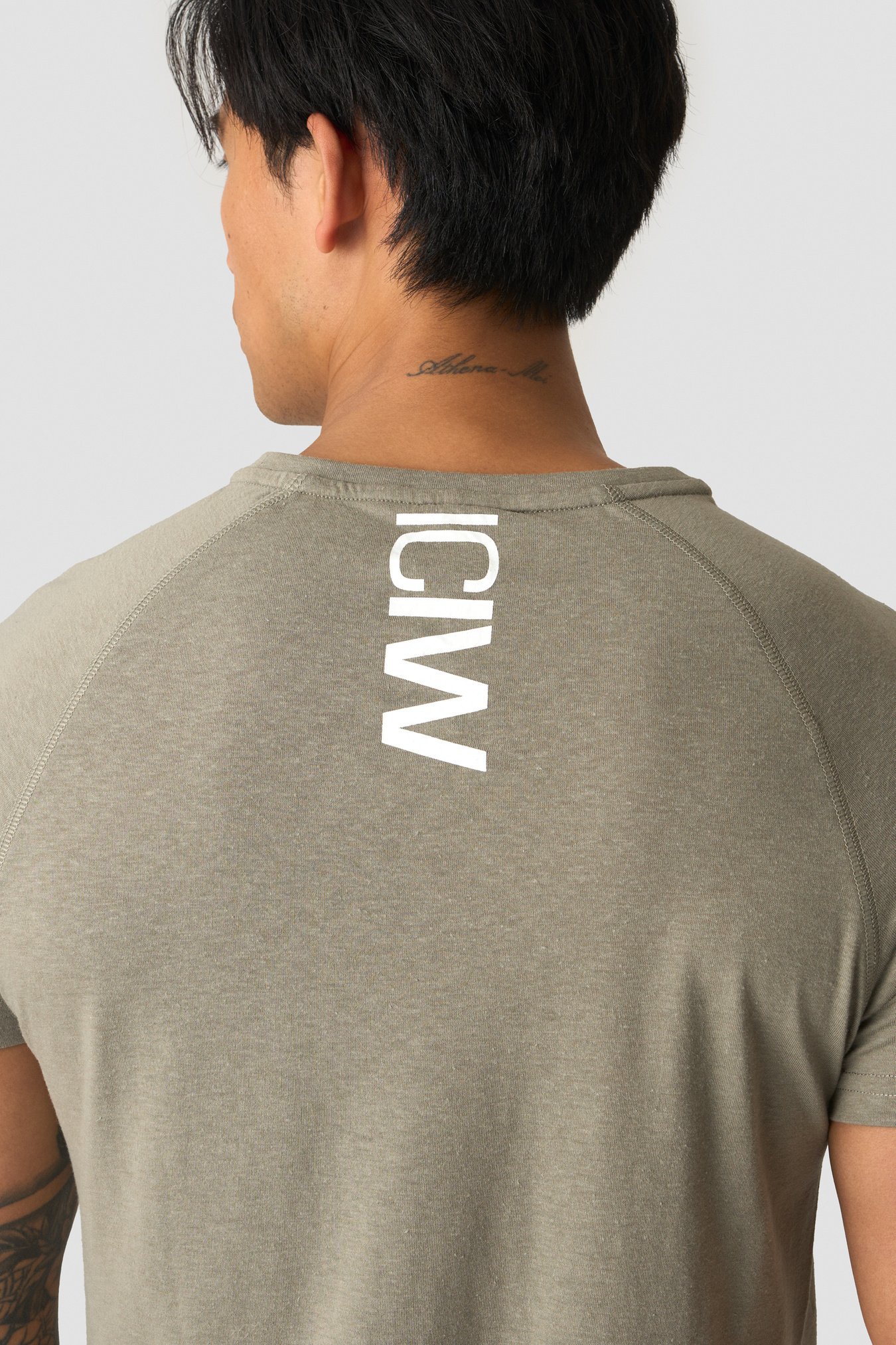 Tri-Blend Clean Tee Light Khaki Green - imagen 4