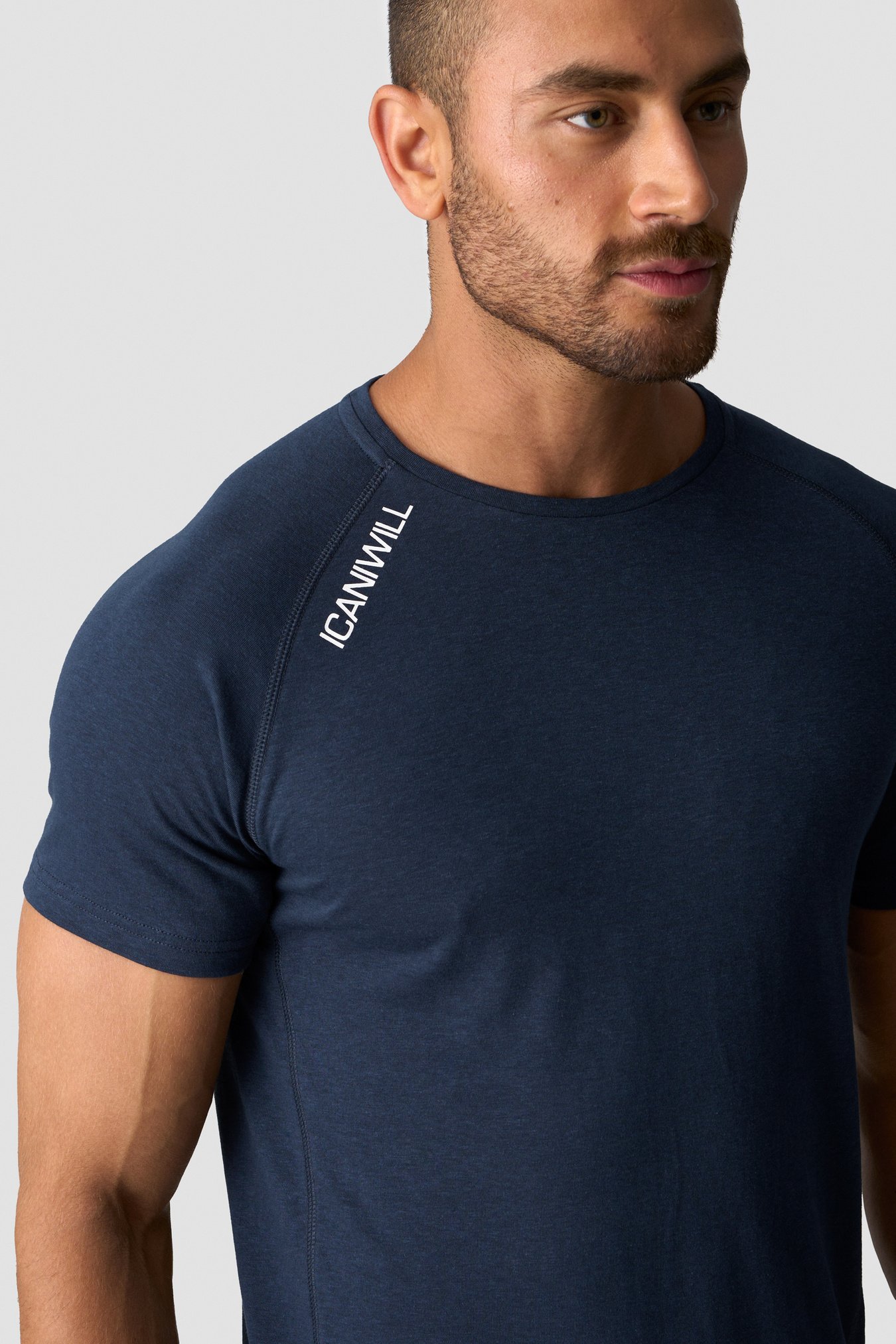 Tri-Blend Clean Tee Midnight Blue - bild 2