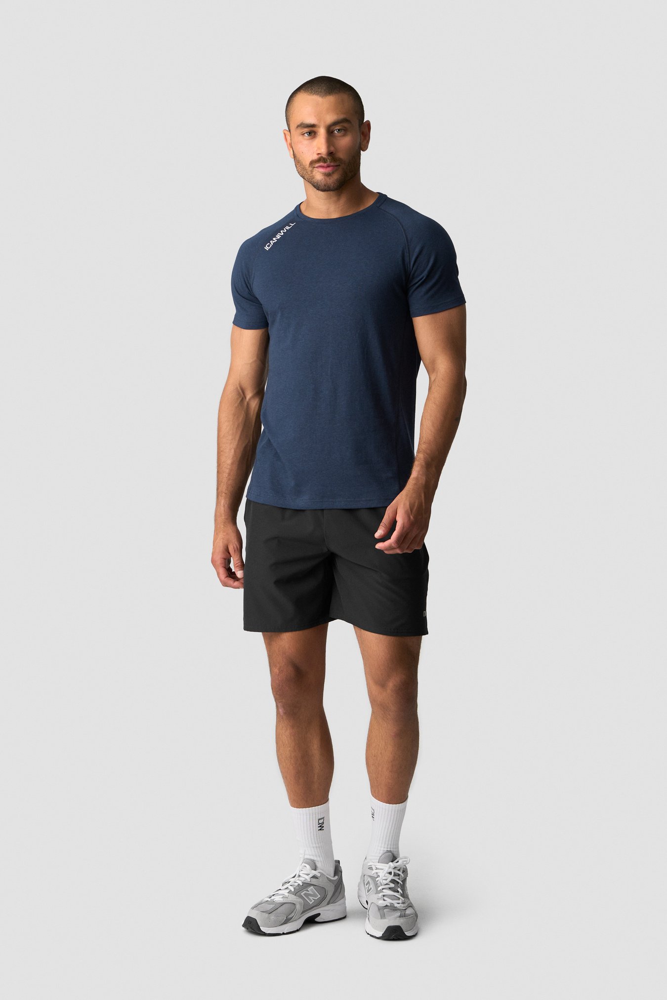 Tri-Blend Clean Tee Midnight Blue - bild 4