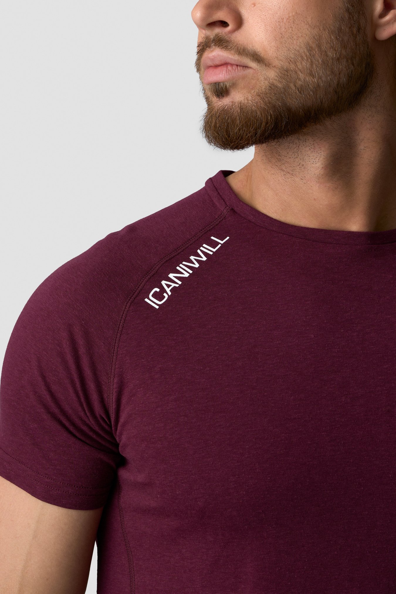 Tri-Blend Clean Tee Dark Mahogany - immagine $